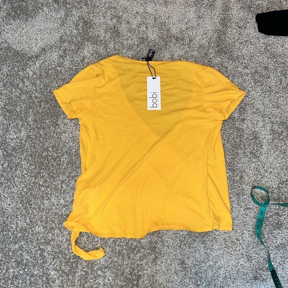 NWT BOBI Light Weight Jersey Top in Sunflower SIZE MEDIUM - Picture 3 of 7